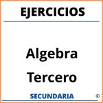 Ejercicios De Algebra Para Tercero De Secundaria