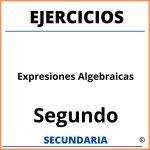 Ejercicios De Expresiones Algebraicas Para Segundo De Secundaria