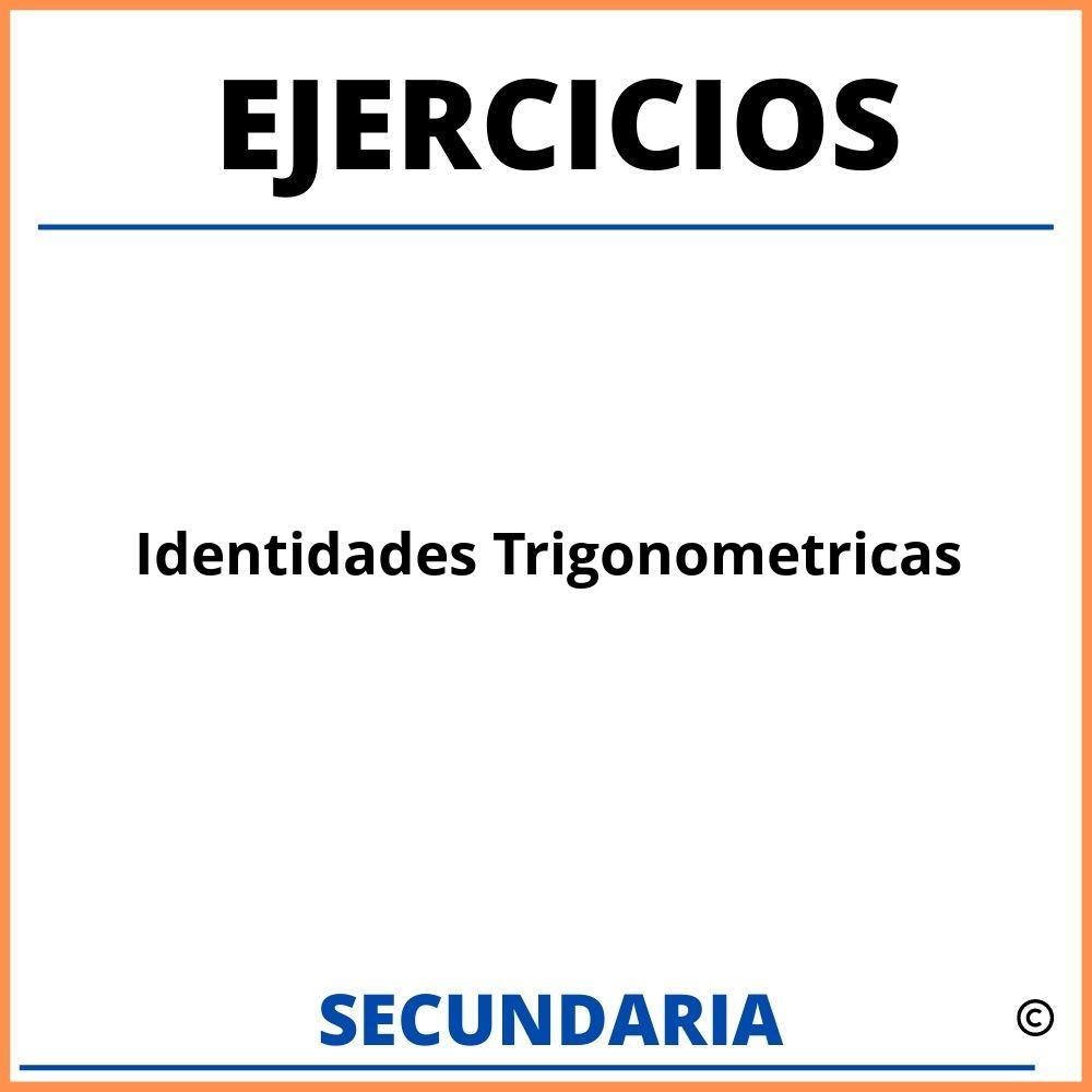 Ejercicios De Identidades Trigonometricas Para Secundaria