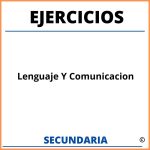 Ejercicios De Lenguaje Y Comunicacion Para Secundaria