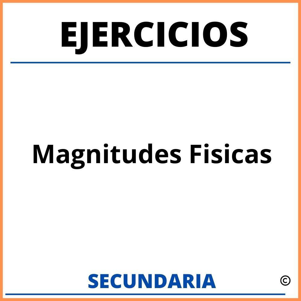 Ejercicios De Magnitudes Fisicas Secundaria