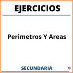 Ejercicios De Perimetros Y Areas Para Secundaria