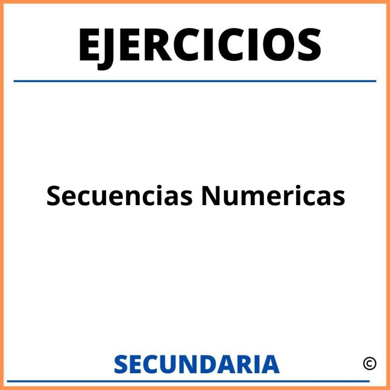 Ejercicios De Secuencias De Figuras Para Secundaria Resueltos Con