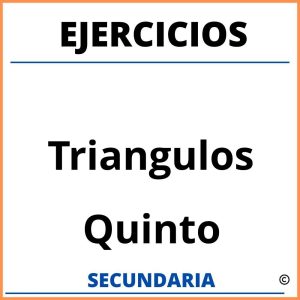 Ejercicios De Triangulos Para Segundo De Secundaria